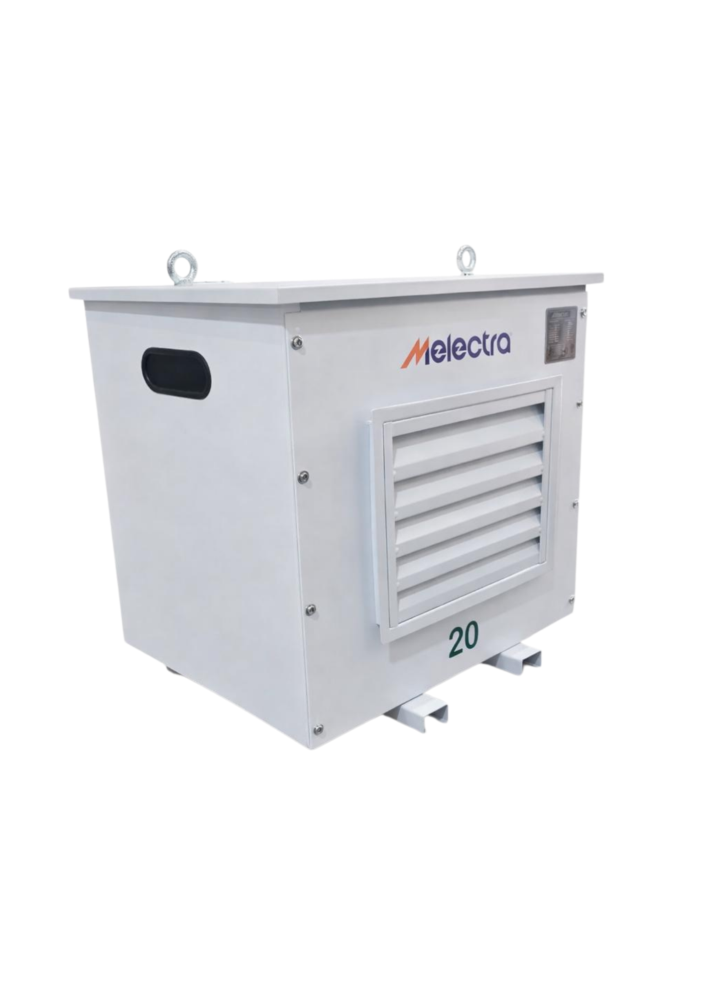 Transformador trifásico seco Melectra - vista frontal
